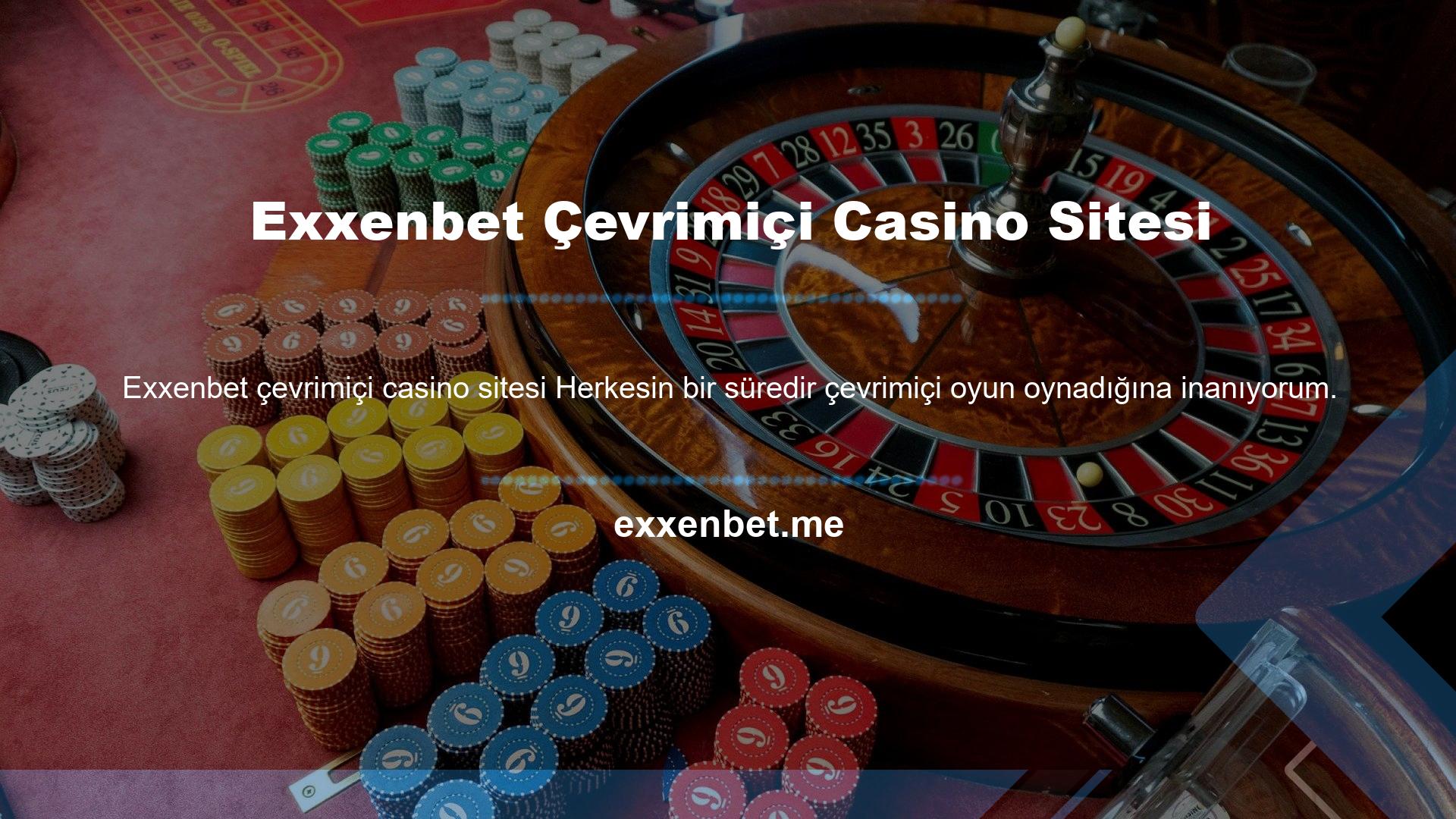 Exxenbet çevrimiçi casino sitelerinde ne tür oyunlar var ama bahse girerim şu anda bahsedeceğim site gibi başka bir site görmemişsinizdir
