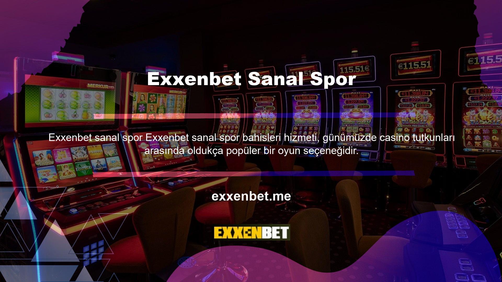 Canlı bahislere benzer şekilde sanal spor bahisleri de Exxenbet üyelerine cömert bonuslar sunmaktadır