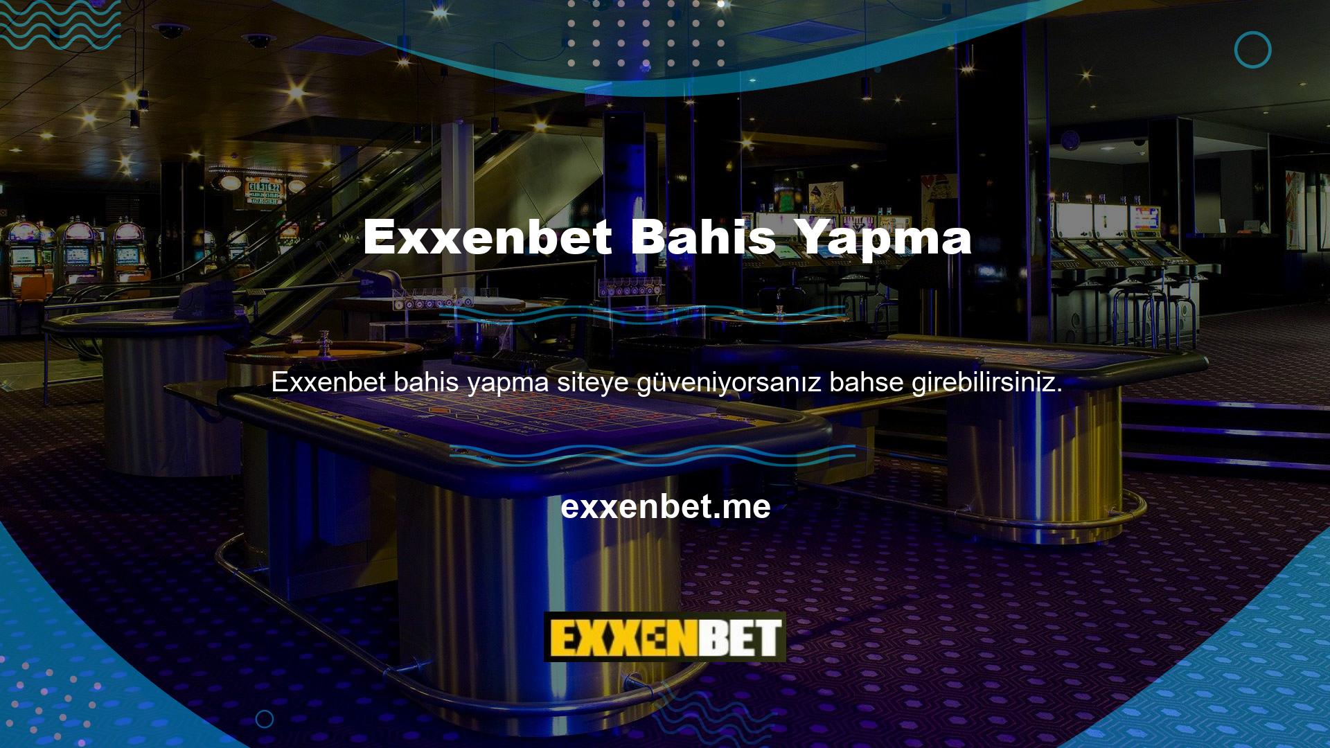 Paranızı nereden çekeceğinizi bilmiyorsanız ve yeni bir bahis sitesi denemek istiyorsanız, Exxenbet sizin için iyi bir seçimdir